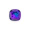 Swarovski 4470 18mm Crystal Heliotrope Cushion Cut Square Fancy Stone